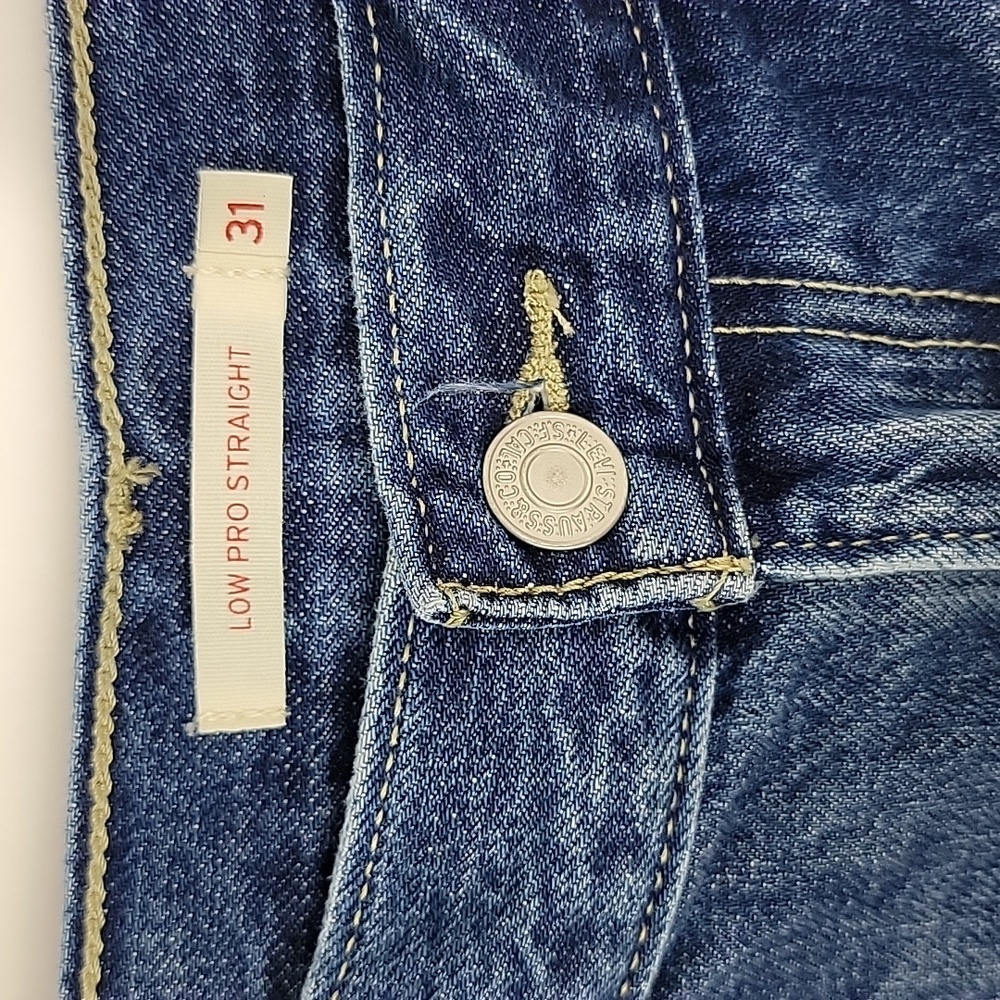 Levi's low pro straight jeans size 31 - Picture 12 of 15